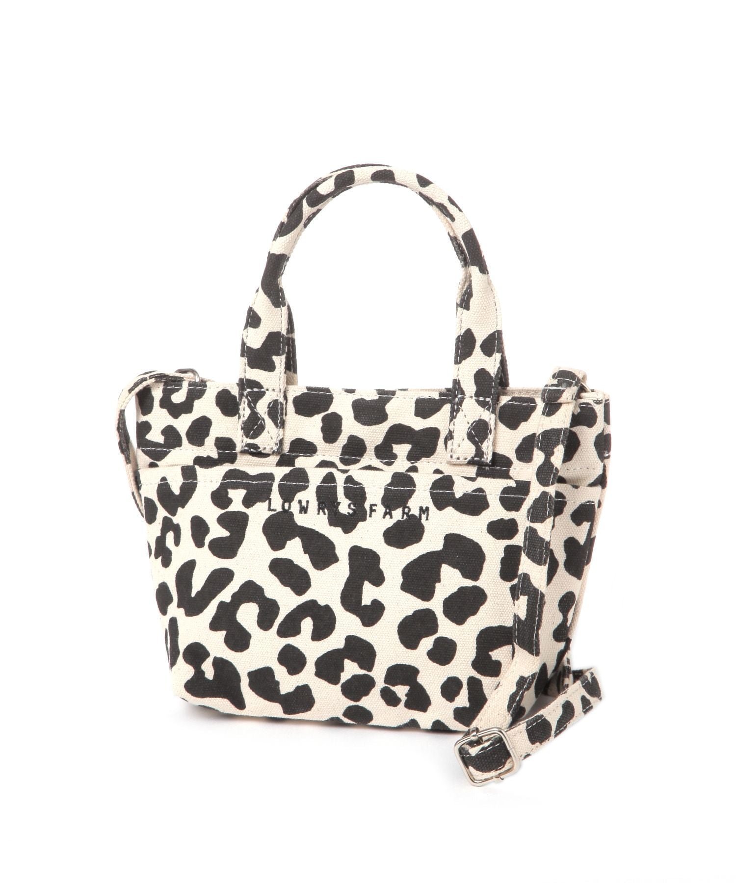 【ローリーズファーム/LOWRYS FARM / KIDS】の2WAYミニト-トBAG インテリア・キッズ・メンズ・レディースファッション・服の通販 founy(ファウニー) 　ファッション　Fashion　キッズファッション　Fashion for Kids　ショルダー　Shoulder, Shoulder Strap　定番　Standard, Basic Item　オフレオパード10|ID: prp329100004988320 ipo3291000000037369270