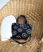 【ローリーズファーム/LOWRYS FARM / KIDS】の2WAYミニト-トBAG 大人の最旬トレンドファッション＆コーディネート founy(ファウニー) ファッション Fashion キッズファッション Fashion for Kids ショルダー Shoulder, Shoulder Strap 定番 Standard, Basic Item thumbnail ハナガラブラック|ID: prp329100004988320 ipo3291000000037369271