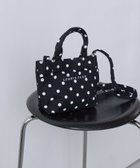 【ローリーズファーム/LOWRYS FARM / KIDS】の2WAYミニト-トBAG 大人の最旬トレンドファッション＆コーディネート founy(ファウニー) ファッション Fashion キッズファッション Fashion for Kids ショルダー Shoulder, Shoulder Strap 定番 Standard, Basic Item thumbnail 黒ベースドット|ID: prp329100004988320 ipo3291000000037369272