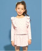 【ナルミヤ オンライン/NARUMIYA ONELINE / KIDS】の【SWIM】【UV カット】花柄フリルラッシュガード・スカパンセット 大人の最旬トレンドファッション＆コーディネート founy(ファウニー) ファッション Fashion キッズファッション Fashion for Kids インナー Innerwear ガーリー Girly, Feminine Style フリル Frill, Ruffle プリント Print, Printed Pattern ポケット Pocket, Pocket Detail thumbnail ライトピンク|ID: prp329100004988339 ipo3291000000037369373