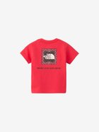 【ザ ノース フェイス/THE NORTH FACE / KIDS】の【公式】ショートスリーブバンダナスクエアロゴティー(ベビー) ハイビスカス|ID: prp329100004988343 ipo3291000000037369387