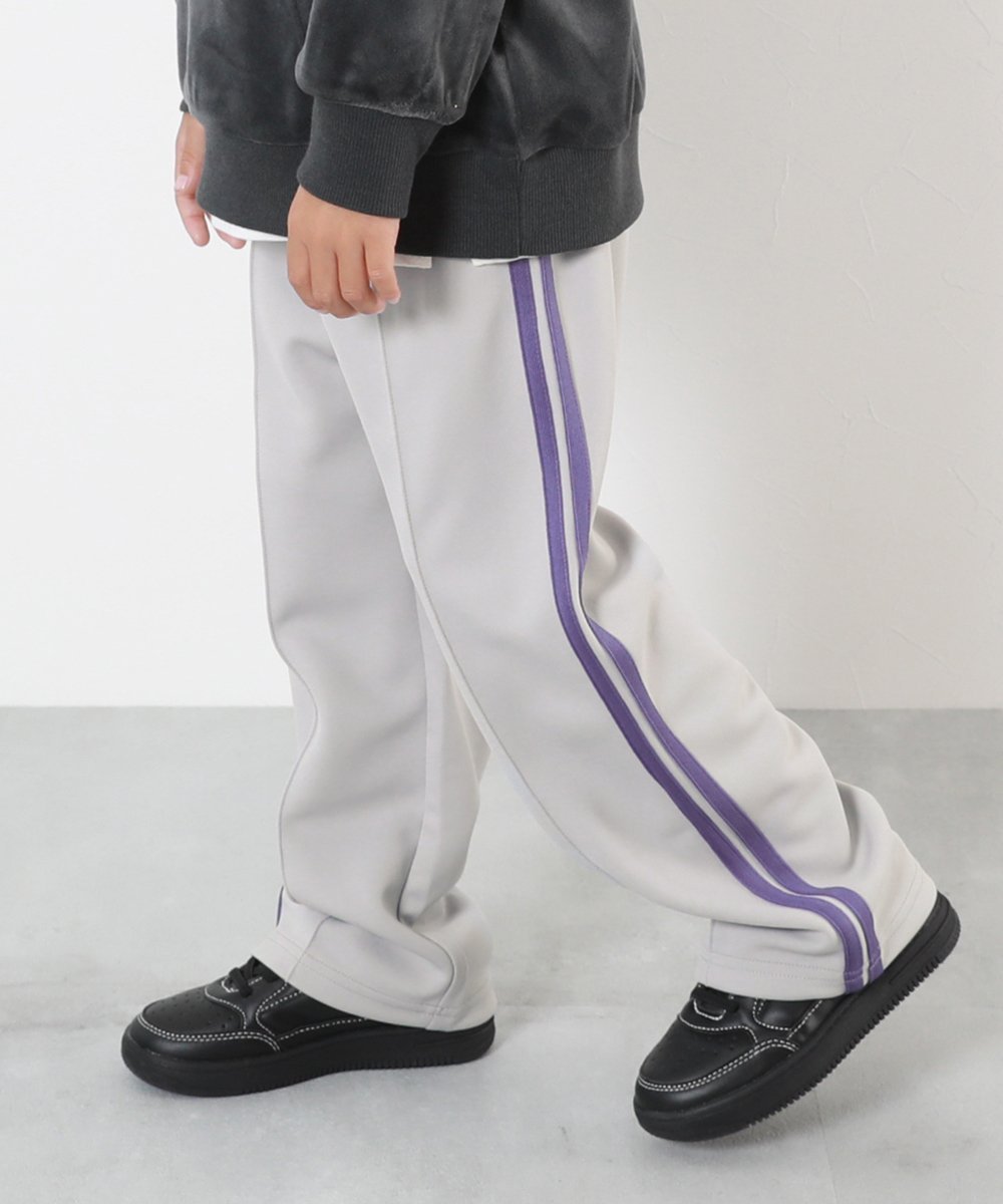 【デビロック/devirock / KIDS】の【セットアップ可能】サイドライン ワイドパンツ スウェットパンツ 25AW インテリア・キッズ・メンズ・レディースファッション・服の通販 founy(ファウニー) 　ファッション　Fashion　キッズファッション　Fashion for Kids　ボトムス　Bottoms　セットアップ　Set-Up, Coordinated Outfit　トレーナー　Sweatshirt, Trainer　ワイド　Wide, Wide Fit　おすすめ　Recommended / Our Picks　2025年　2025　2025-2026秋冬・A/W　Autumn/Winter 2025–26 AW25–26　グレー|ID: prp329100004988360 ipo3291000000037369482
