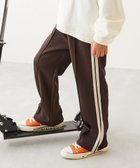 【デビロック/devirock / KIDS】の【セットアップ可能】サイドライン ワイドパンツ スウェットパンツ 25AW 大人の最旬トレンドファッション＆コーディネート founy(ファウニー) ファッション Fashion キッズファッション Fashion for Kids ボトムス Bottoms セットアップ Set-Up, Coordinated Outfit トレーナー Sweatshirt, Trainer ワイド Wide, Wide Fit おすすめ Recommended / Our Picks 2025年 2025 2025-2026秋冬・A/W Autumn/Winter 2025–26 AW25–26 thumbnail Dブラウン|ID: prp329100004988360 ipo3291000000037369484
