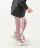 【デビロック/devirock / KIDS】の【セットアップ可能】サイドライン ワイドパンツ スウェットパンツ 25AW 大人の最旬トレンドファッション＆コーディネート founy(ファウニー) ファッション Fashion キッズファッション Fashion for Kids ボトムス Bottoms セットアップ Set-Up, Coordinated Outfit トレーナー Sweatshirt, Trainer ワイド Wide, Wide Fit おすすめ Recommended / Our Picks 2025年 2025 2025-2026秋冬・A/W Autumn/Winter 2025–26 AW25–26 thumbnail ダスティピンク|ID: prp329100004988360 ipo3291000000037369485