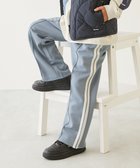 【デビロック/devirock / KIDS】の【セットアップ可能】サイドライン ワイドパンツ スウェットパンツ 25AW 大人の最旬トレンドファッション＆コーディネート founy(ファウニー) ファッション Fashion キッズファッション Fashion for Kids ボトムス Bottoms セットアップ Set-Up, Coordinated Outfit トレーナー Sweatshirt, Trainer ワイド Wide, Wide Fit おすすめ Recommended / Our Picks 2025年 2025 2025-2026秋冬・A/W Autumn/Winter 2025–26 AW25–26 thumbnail くすみブルー|ID: prp329100004988360 ipo3291000000037369486