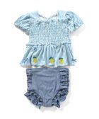【エフオー オンラインストア/F.O.Online Store / KIDS】の肩がズリ落ちにくい フルーツモチーフセパレート水着 大人の最旬トレンドファッション＆コーディネート founy(ファウニー) ファッション Fashion キッズファッション Fashion for Kids ビーチ Beach, Seaside 夏 Summer 水着 Swimsuit, Swimwear thumbnail サックス|ID: prp329100004988366 ipo3291000000037369521