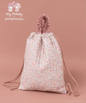 【パンパンテュテュ/panpantutu / KIDS】の【マイメロディ/シナモロール】フリルナップサック 大人の最旬トレンドファッション＆コーディネート founy(ファウニー) ファッション Fashion キッズファッション Fashion for Kids おすすめ Recommended / Our Picks イエロー Yellow キルト Quilt, Quilted Fabric ポケット Pocket, Pocket Detail ラベンダー Lavender 入学式 Entrance Ceremony 巾着 Drawstring Bag, Kinchaku |ID:prp329100004988386