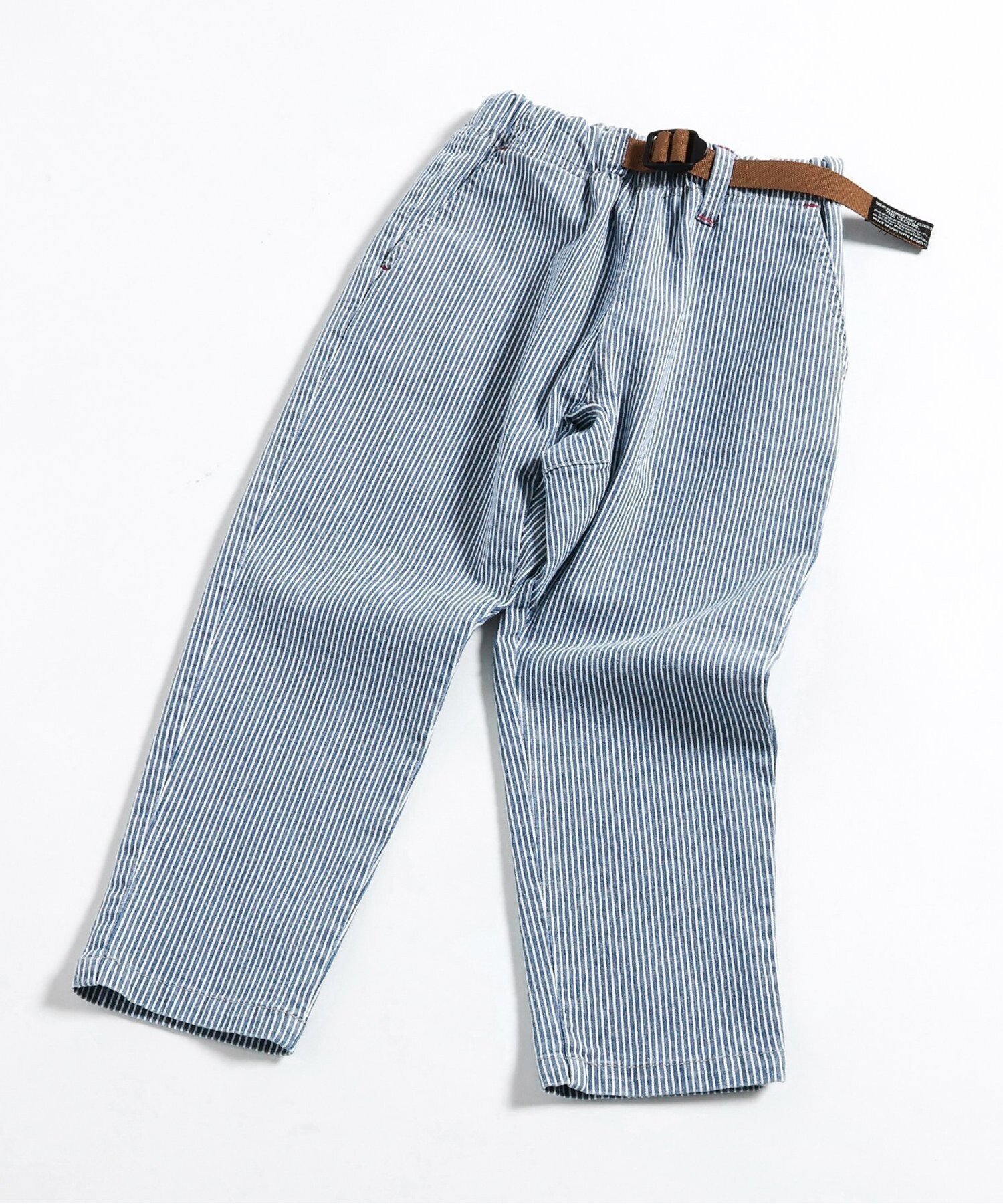 【エフオー オンラインストア/F.O.Online Store / KIDS】のストレッチクライミングパンツ 10分丈 ストレッチ インテリア・キッズ・メンズ・レディースファッション・服の通販 founy(ファウニー) 　ファッション　Fashion　キッズファッション　Fashion for Kids　ボトムス　Bottoms　ストレッチ　Stretch, Stretchy Fabric　ストレート　Straight, Straight Cut　スニーカー　Sneakers, Trainers　ツイル　Twist, Twisted Detail　ブリーチ　Bleach, Washed Finish　ボトム　Bottoms, Lower Wear　ユーズド　Used, Vintage-Look　ロング　Long, Long-Length　ワイド　Wide, Wide Fit　春　Spring　ヒッコリー|ID: prp329100004988397 ipo3291000000037369666