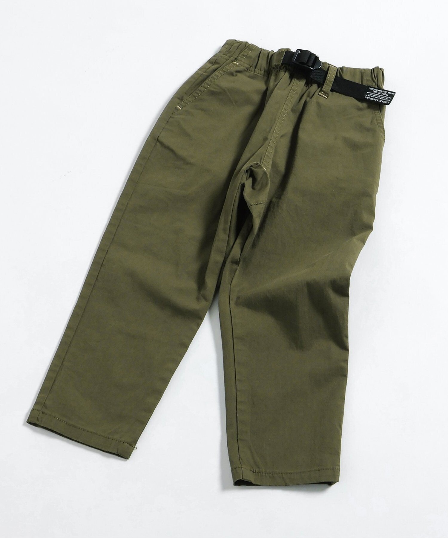 【エフオー オンラインストア/F.O.Online Store / KIDS】のストレッチクライミングパンツ 10分丈 ストレッチ インテリア・キッズ・メンズ・レディースファッション・服の通販 founy(ファウニー) 　ファッション　Fashion　キッズファッション　Fashion for Kids　ボトムス　Bottoms　ストレッチ　Stretch, Stretchy Fabric　ストレート　Straight, Straight Cut　スニーカー　Sneakers, Trainers　ツイル　Twist, Twisted Detail　ブリーチ　Bleach, Washed Finish　ボトム　Bottoms, Lower Wear　ユーズド　Used, Vintage-Look　ロング　Long, Long-Length　ワイド　Wide, Wide Fit　春　Spring　カーキ|ID: prp329100004988397 ipo3291000000037369667