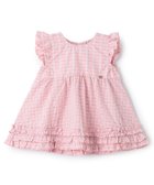 【ナルミヤ オンライン/NARUMIYA ONELINE / KIDS】のハートギンガムチュニック 大人の最旬トレンドファッション＆コーディネート founy(ファウニー) ファッション Fashion キッズファッション Fashion for Kids ギンガム Gingham, Gingham Fabric チェック Check, Plaid, Tartan チュニック Tunic, Long Top フリル Frill, Ruffle ポケット Pocket, Pocket Detail thumbnail ピンク|ID: prp329100004988409 ipo3291000000037369744