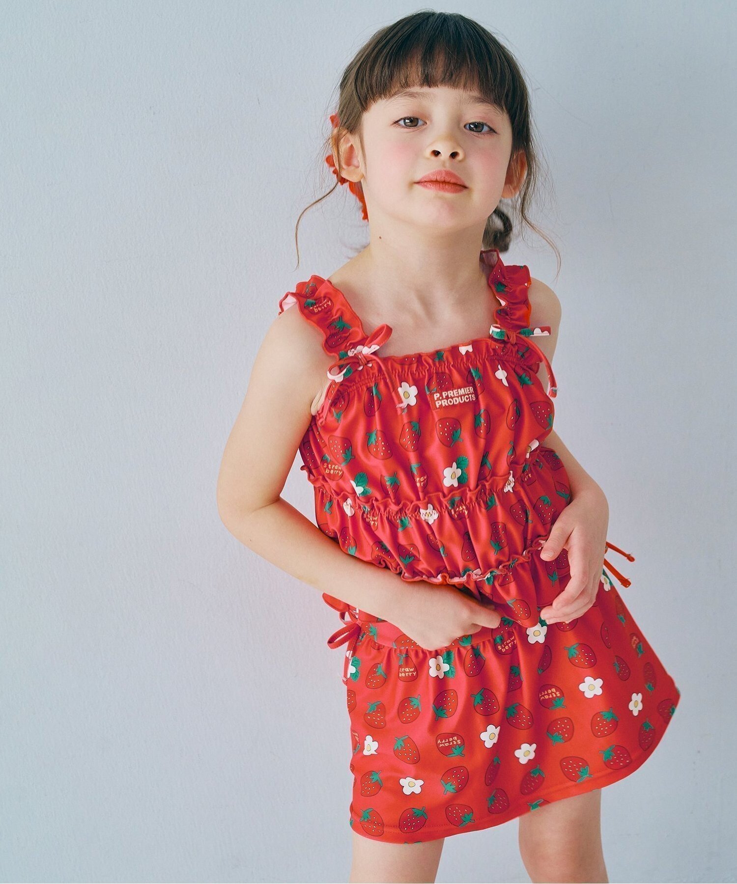 【エフオー オンラインストア/F.O.Online Store / KIDS】のシャーリングトップスとスカートボトムのセパレート水着 リンク 大人の最旬トレンドファッション＆コーディネート founy(ファウニー) 　ファッション　Fashion　キッズファッション　Fashion for Kids　おすすめ　Recommended / Our Picks　シャーリング　Shirring, Ruched　セパレート　Separate, Two-Piece　バランス　Balance, Style Balance　ボトム　Bottoms, Lower Wear　夏　Summer　水着　Swimsuit, Swimwear　 other-1|ID: prp329100004988412 ipo3291000000037369762