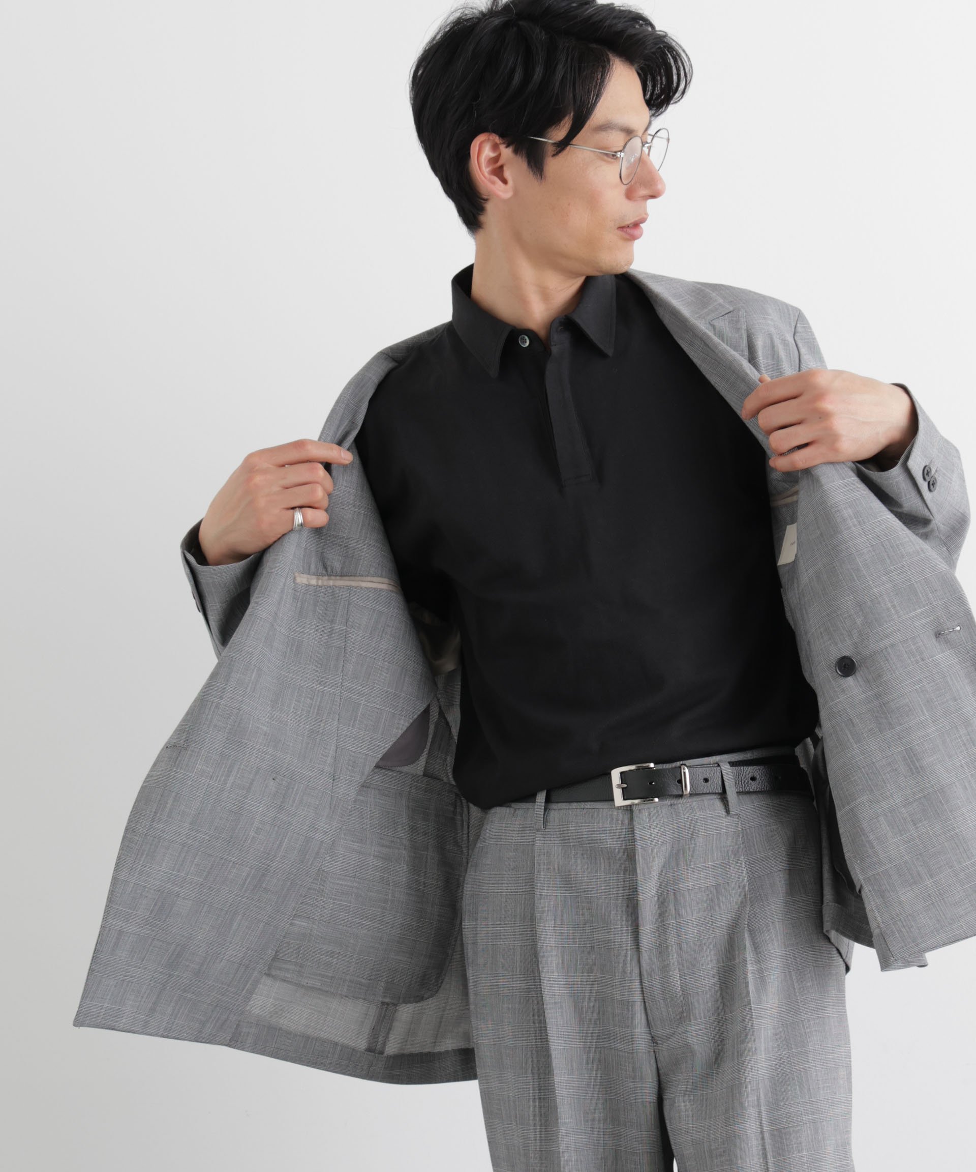 【ナノ ユニバース/nano universe / MEN】のAnti Soaked 汗染み防止 比翼ポロシャツ インテリア・キッズ・メンズ・レディースファッション・服の通販 founy(ファウニー) 　ファッション　Fashion　メンズファッション　Fashion for Men　吸水　Absorbent, Quick-Dry　スタンダード　Standard, Basic　人気　Popular, Best Seller　ポロシャツ　Polo Shirt, Collared Tee　おすすめ　Recommended / Our Picks　ビジネス 仕事 通勤　Business / Work / Commuting　2026年　2026　2026春夏・S/S　Spring/Summer 2026 SS26　ブラック|ID: prp329100004988448 ipo3291000000037370102
