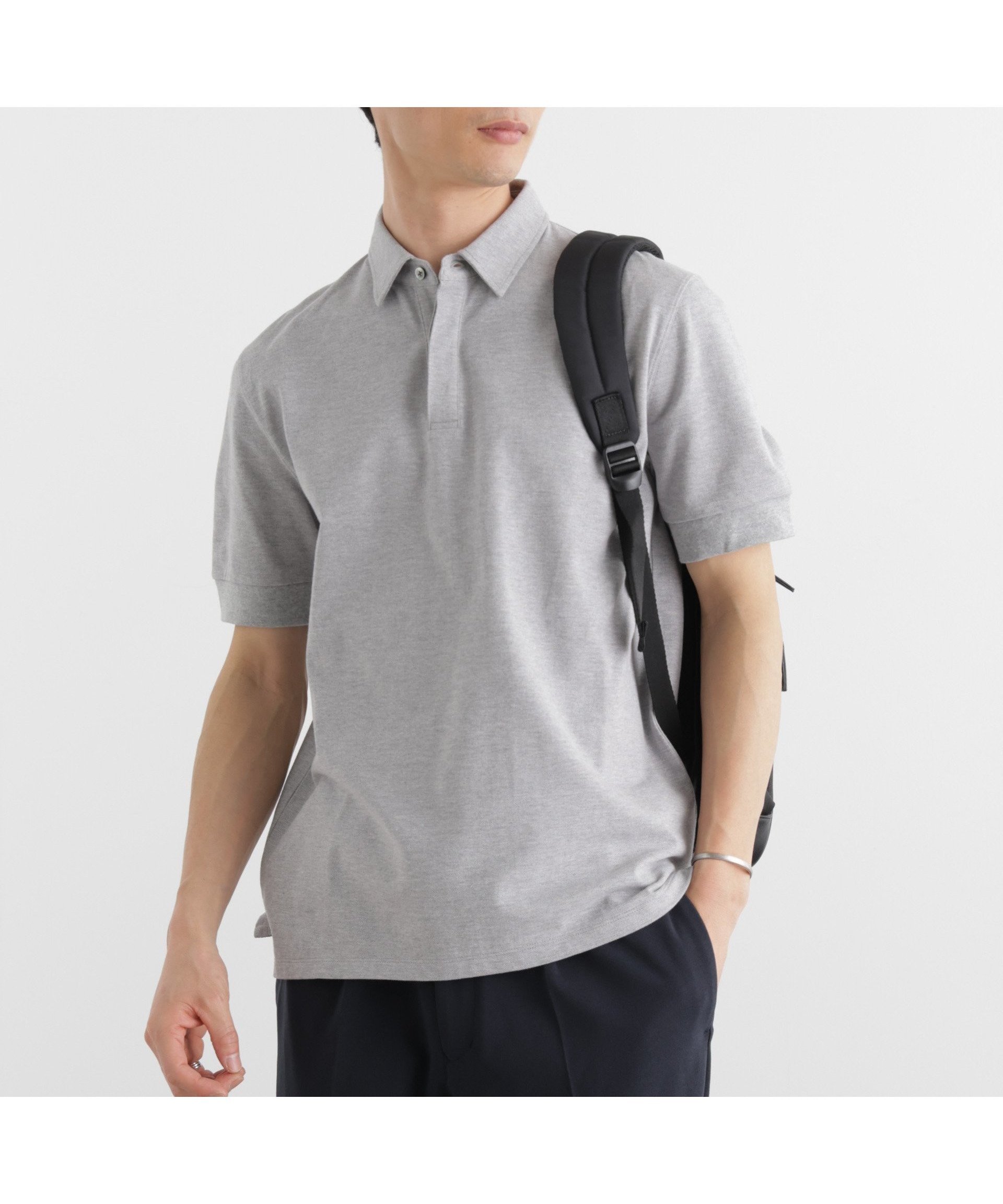【ナノ ユニバース/nano universe / MEN】のAnti Soaked 汗染み防止 比翼ポロシャツ インテリア・キッズ・メンズ・レディースファッション・服の通販 founy(ファウニー) 　ファッション　Fashion　メンズファッション　Fashion for Men　吸水　Absorbent, Quick-Dry　スタンダード　Standard, Basic　人気　Popular, Best Seller　ポロシャツ　Polo Shirt, Collared Tee　おすすめ　Recommended / Our Picks　ビジネス 仕事 通勤　Business / Work / Commuting　2026年　2026　2026春夏・S/S　Spring/Summer 2026 SS26　トップグレー4|ID: prp329100004988448 ipo3291000000037370103