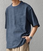 【シップス/SHIPS / MEN】のSHIPS any UVカット FUTURE LINEN CANVAS リネンライク デザイン リブ ポケット Tシャツ 大人の最旬トレンドファッション＆コーディネート founy(ファウニー) ファッション Fashion メンズファッション Fashion for Men ジャケット Jacket, Outerwear セットアップ Set-Up, Coordinated Outfit テクスチャー Texture, Textured Fabric フロント Front, Front Design ポケット Pocket, Pocket Detail リラックス Relax, Relaxed Fit 夏 Summer thumbnail ブルー|ID: prp329100004988474 ipo3291000000037370251