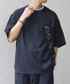 【シップス/SHIPS / MEN】のSHIPS any UVカット FUTURE LINEN CANVAS リネンライク デザイン リブ ポケット Tシャツ 大人の最旬トレンドファッション＆コーディネート founy(ファウニー) ファッション Fashion メンズファッション Fashion for Men ジャケット Jacket, Outerwear セットアップ Set-Up, Coordinated Outfit テクスチャー Texture, Textured Fabric フロント Front, Front Design ポケット Pocket, Pocket Detail リラックス Relax, Relaxed Fit 夏 Summer thumbnail ネイビー|ID: prp329100004988474 ipo3291000000037370254