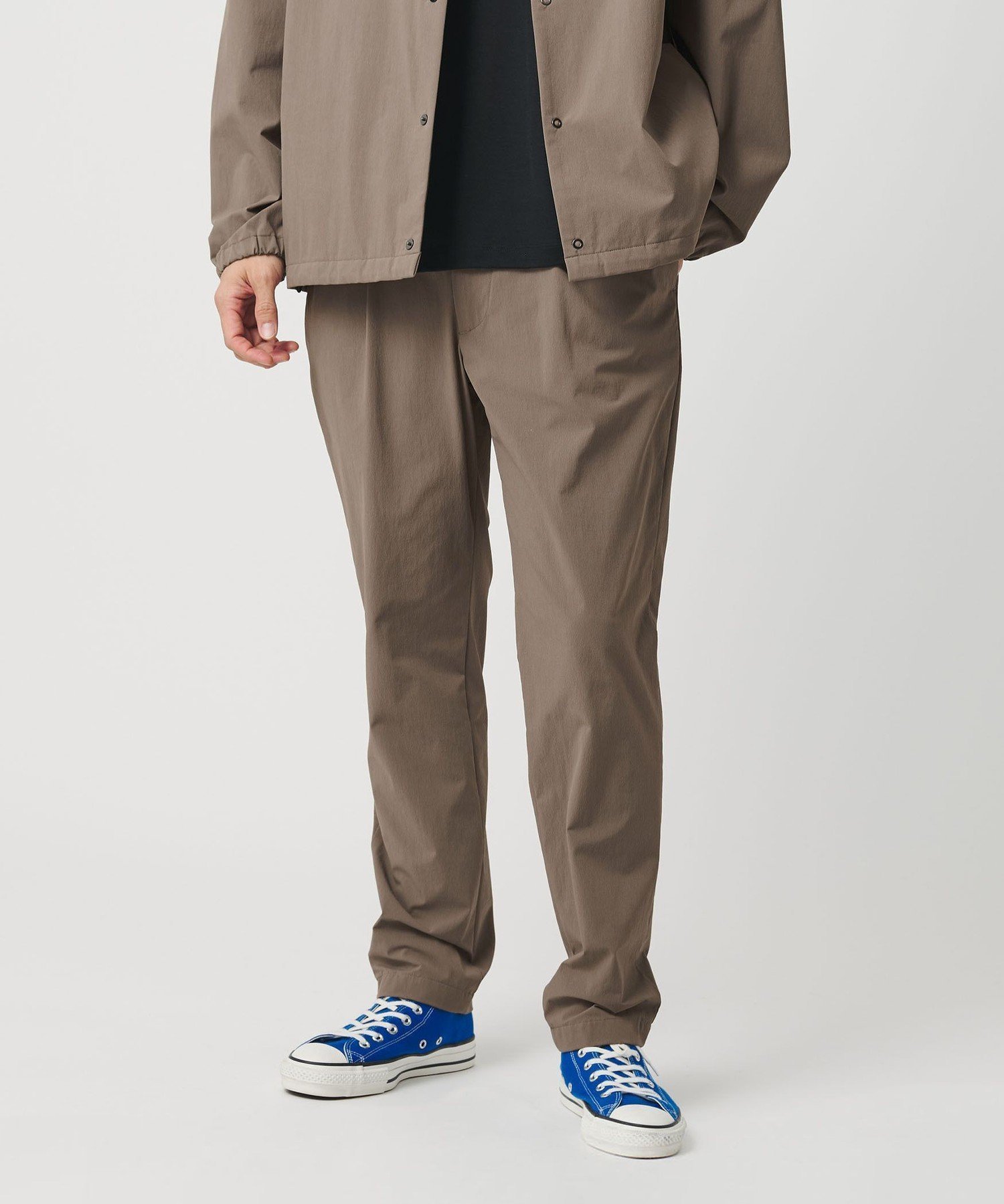 【ビューティ&ユース ユナイテッドアローズ/BEAUTY&YOUTH / UNITED ARROWS / MEN】の360°MASTER 1プリーツ テーパード イージーパンツ NO.5 セットアップ対応 撥水 ストレッチ ウォッシャブル インテリア・キッズ・メンズ・レディースファッション・服の通販 founy(ファウニー) 　ファッション　Fashion　メンズファッション　Fashion for Men　ボトムス　Bottoms　ウォッシャブル　Machine Washable　ジャケット　Jacket, Outerwear　スタンダード　Standard, Basic　ストレッチ　Stretch, Stretchy Fabric　スマート　Smart, Elegant　スリム　Slim, Slim Fit　セットアップ　Set-Up, Coordinated Outfit　テーパード　Tapered, Tapered Pants　バルーン　Balloon, Balloon Silhouette　プリーツ　Pleats, Pleated　ベーシック　Basic, Essential　ポケット　Pocket, Pocket Detail　ラウンド　Round, Round Neck　リラックス　Relax, Relaxed Fit　ルーズ　Loose, Oversized　おすすめ　Recommended / Our Picks　BEIGE|ID: prp329100004988482 ipo3291000000037370297