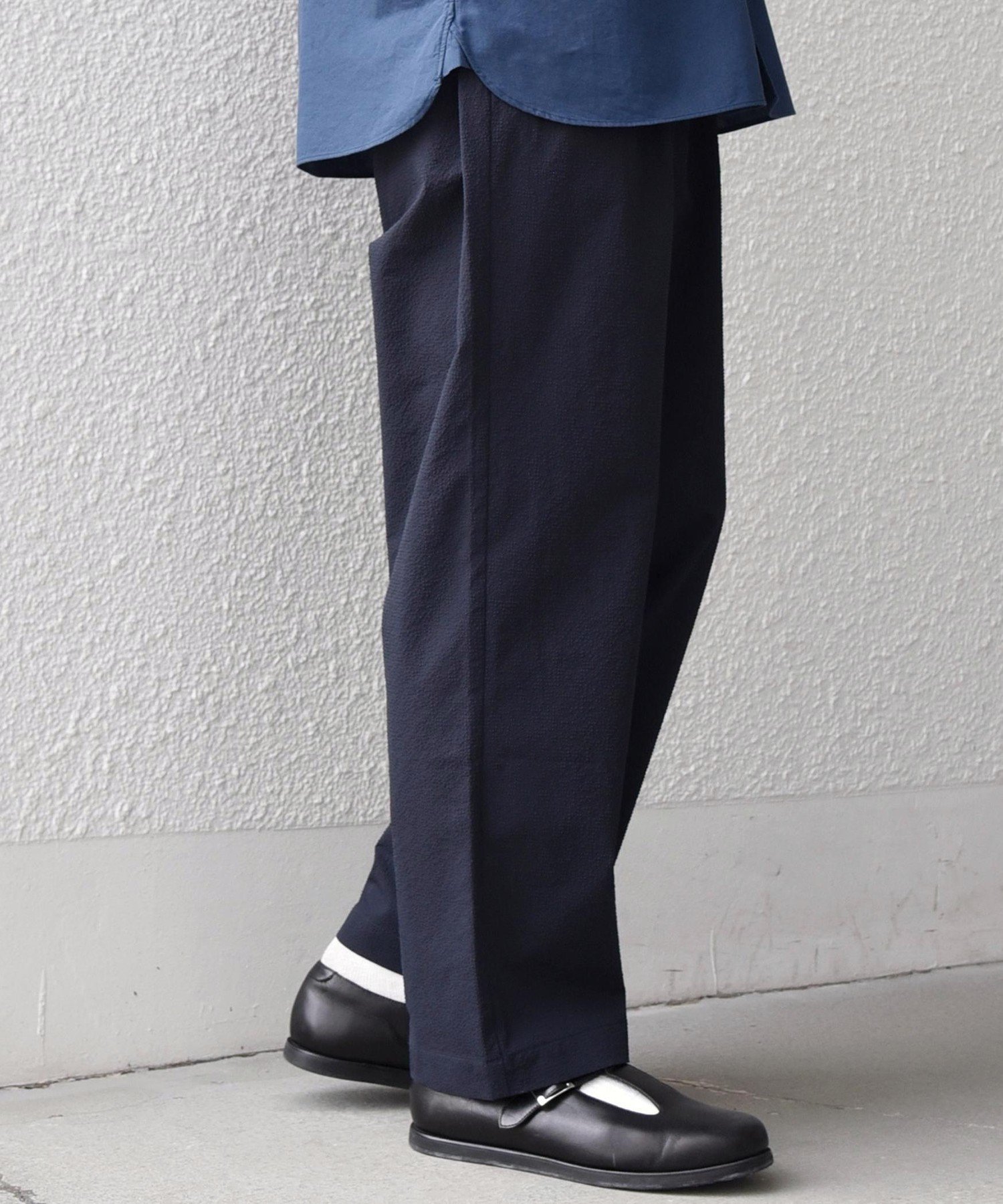 【シップス/SHIPS / MEN】のSHIPS any 撥水/軽量/ストレッチ SOLOTEX シアサッカー セミワイド イージーパンツ(セットアップ対応)26SS 大人の最旬トレンドファッション＆コーディネート founy(ファウニー) 　ファッション　Fashion　メンズファッション　Fashion for Men　ボトムス　Bottoms　カットソー　Cut and Sewn Top　軽量　Lightweight, Ultra Light　シャーリング　Shirring, Ruched　ストレッチ　Stretch, Stretchy Fabric　セットアップ　Set-Up, Coordinated Outfit　テーパード　Tapered, Tapered Pants　定番　Standard, Basic Item　ブルゾン　Blouson, Bomber Jacket　ポケット　Pocket, Pocket Detail　ワイド　Wide, Wide Fit　おすすめ　Recommended / Our Picks　2026年　2026　2026春夏・S/S　Spring/Summer 2026 SS26　 other-1|ID: prp329100004988484 ipo3291000000037370305