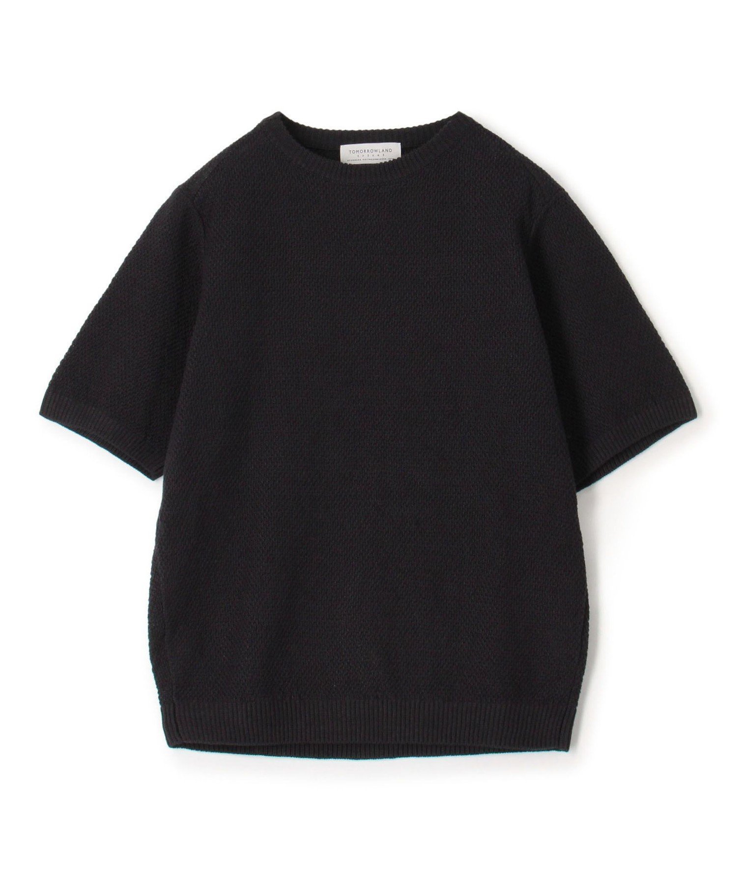 【トゥモローランド/TOMORROWLAND / MEN】のTOMORROWLAND tricot コットンリネン クルーネックプルオーバーニット インテリア・キッズ・メンズ・レディースファッション・服の通販 founy(ファウニー) 　ファッション　Fashion　メンズファッション　Fashion for Men　トップス・カットソー　Cut & Sew Tops　ニット・セーター / 定番トップス　Knit Tops & Sweaters　シンプル　Simple, Minimal　リネン　Linen, Linen Fabric　半袖　Short Sleeve, Half Sleeve　69 ネイビー|ID: prp329100004988486 ipo3291000000037370319