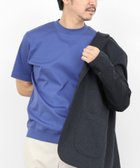【ノーリーズ/NOLLEYS / MEN】の《ビジカジ対応》シルケットスムース クルーネックドレスTシャツ 26SS 大人の最旬トレンドファッション＆コーディネート founy(ファウニー) ファッション Fashion メンズファッション Fashion for Men インナー Innerwear 春 Spring カーディガン Cardigan, Knitwear シルケット Silket, Silky Cotton ジャケット Jacket, Outerwear バランス Balance, Style Balance S/S・春夏 SS, Spring/Summer, Warm Season おすすめ Recommended / Our Picks 夏 Summer エレガント 上品 Elegant ビジネス 仕事 通勤 Business / Work / Commuting 2026年 2026 2026春夏・S/S Spring/Summer 2026 SS26 thumbnail ブルー|ID: prp329100004988495 ipo3291000000037370355