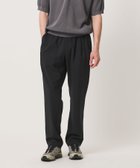 【ユナイテッドアローズ/UNITED ARROWS / MEN】のサマーポリエステル ナチュラルポプリン オールギャザー 1プリーツ イージーパンツ 大人の最旬トレンドファッション＆コーディネート founy(ファウニー) ファッション Fashion メンズファッション Fashion for Men ボトムス Bottoms ギャザー Gathered, Ruffled サマー Summer, Summer Style 定番 Standard, Basic Item プリーツ Pleats, Pleated ボトム Bottoms, Lower Wear 半袖 Short Sleeve, Half Sleeve リゾート Resort, Vacation Style リラックス Relax, Relaxed Fit おすすめ Recommended / Our Picks 夏 Summer thumbnail BLACK|ID: prp329100004988568 ipo3291000000037370811