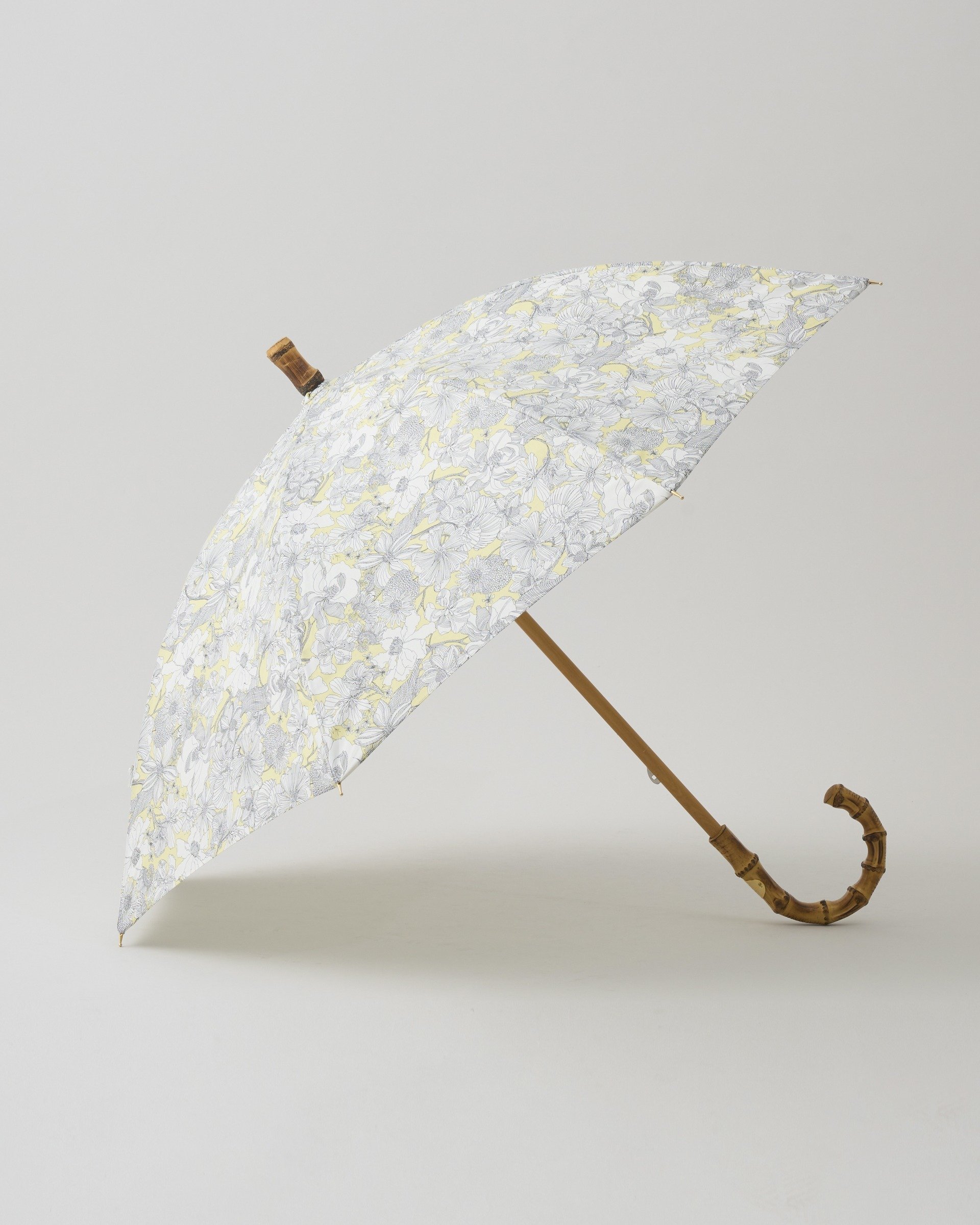 【トラディショナル ウェザーウェア/TWW / Traditional Weatherwear】のUMBRELLA BAMBOO 大人の最旬トレンドファッション＆コーディネート founy(ファウニー) 　ファッション　Fashion　レディースファッション　Fashion for Women　バンブー　Bamboo, Bamboo Material　フラワー　Flower, Floral　プリント　Print, Printed Pattern　プレート　Plate, Dish　傘　Umbrella, Parasol　日傘　Parasol, UV Umbrella　 other-1|ID: prp329100004988577 ipo3291000000037370845