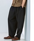 【シフォン/SHIFFON / MEN】の1PIU1UGUALE3 RELAX サマーウールブレンドツータックワイドスラックス 大人の最旬トレンドファッション＆コーディネート founy(ファウニー) ファッション Fashion メンズファッション Fashion for Men 春 Spring 雑誌 Magazine, Fashion Magazine リラックス Relax, Relaxed Fit ワイド Wide, Wide Fit S/S・春夏 SS, Spring/Summer, Warm Season 夏 Summer thumbnail black|ID: prp329100004988593 ipo3291000000037370909