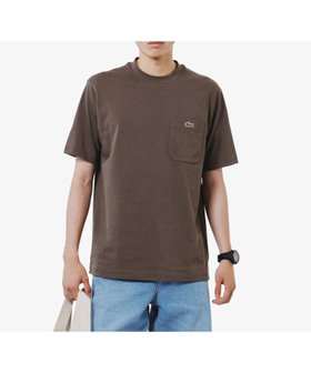 【ラコステ/LACOSTE】のアウトラインクロックポケット半袖Tシャツ 大人の最旬トレンドファッション＆コーディネート founy(ファウニー) ファッション Fashion レディースファッション Fashion for Women トップス・カットソー Cut & Sew Tops シャツ・ブラウス・オフィスカジュアル Elegant Blouses & Button-Ups ロングTシャツ・Tシャツ Longline T-Shirts & Tees クラシック Classic, Timeless Style フィット Fit, Slim Fit プレーン Plain, Simple ポケット Pocket, Pocket Detail 半袖 Short Sleeve, Half Sleeve 定番 Standard, Basic Item |ID:prp329100004988594
