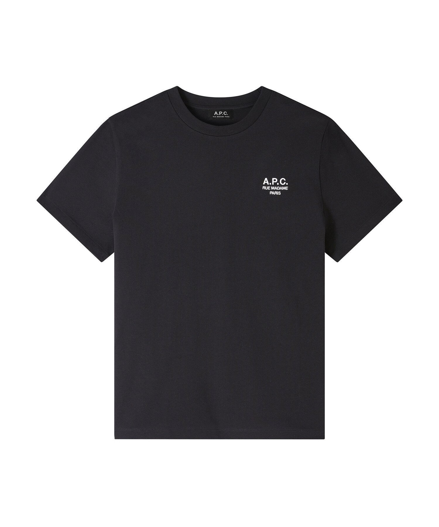 【アーペーセー/A.P.C.】のStandard Rue Madame Tシャツ インテリア・キッズ・メンズ・レディースファッション・服の通販 founy(ファウニー) 　ファッション　Fashion　レディースファッション　Fashion for Women　トップス・カットソー　Cut & Sew Tops　シャツ・ブラウス・オフィスカジュアル　Elegant Blouses & Button-Ups　ロングTシャツ・Tシャツ　Longline T-Shirts & Tees　ストレート　Straight, Straight Cut　黒/白|ID: prp329100004988595 ipo3291000000037370922
