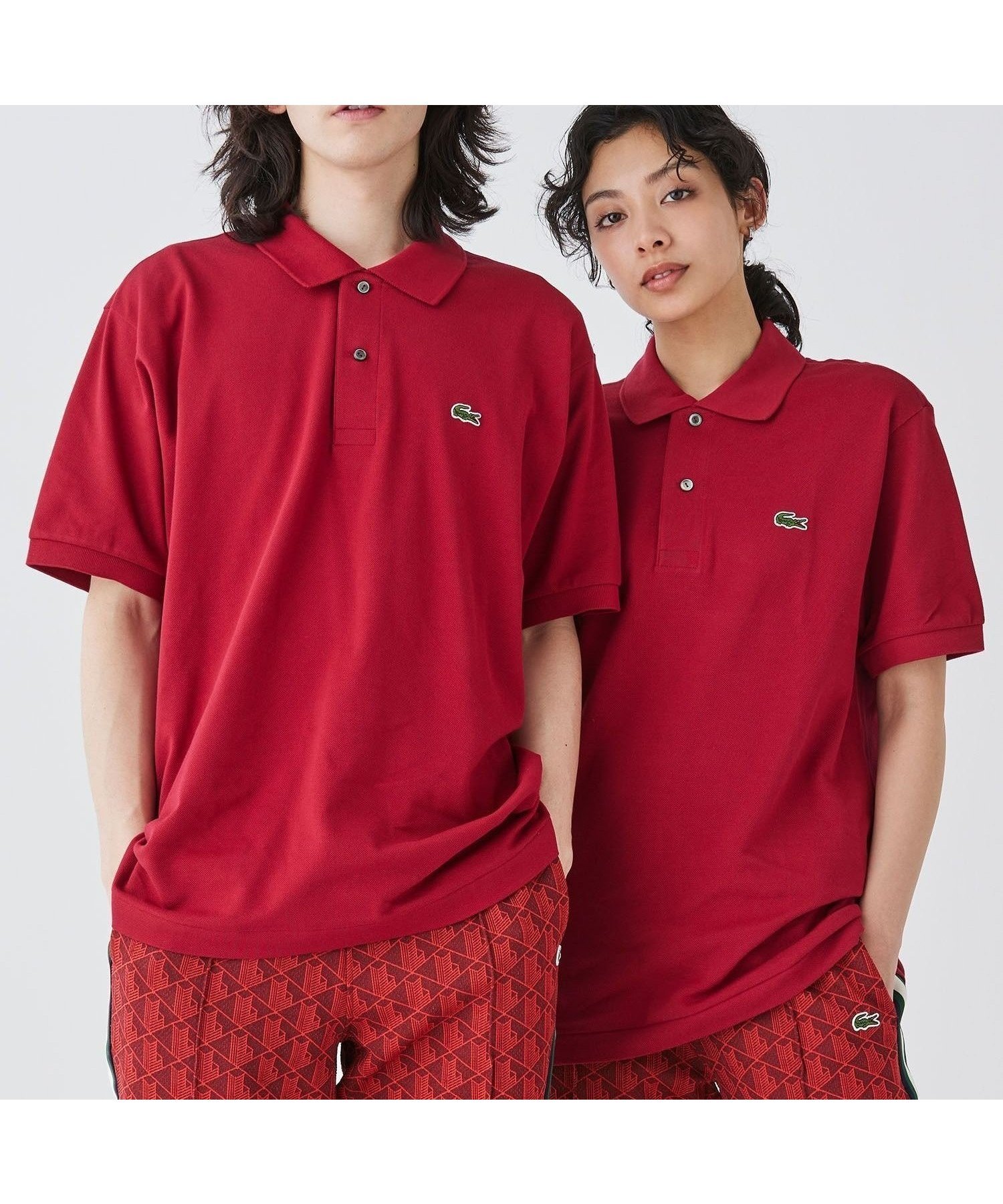 【ラコステ/LACOSTE】の『L.12.12』定番半袖ポロシャツ インテリア・キッズ・メンズ・レディースファッション・服の通販 founy(ファウニー) 　ファッション　Fashion　レディースファッション　Fashion for Women　トップス・カットソー　Cut & Sew Tops　シャツ・ブラウス・オフィスカジュアル　Elegant Blouses & Button-Ups　ポロシャツ・きれいめカジュアル　Smart-Casual Polo Tops　クラシック　Classic, Timeless Style　鹿の子　Piqué, Kanoko Fabric　定番　Standard, Basic Item　フィット　Fit, Slim Fit　ポロシャツ　Polo Shirt, Collared Tee　半袖　Short Sleeve, Half Sleeve　おすすめ　Recommended / Our Picks　エレガント 上品　Elegant　ボルドー|ID: prp329100004988604 ipo3291000000037370999