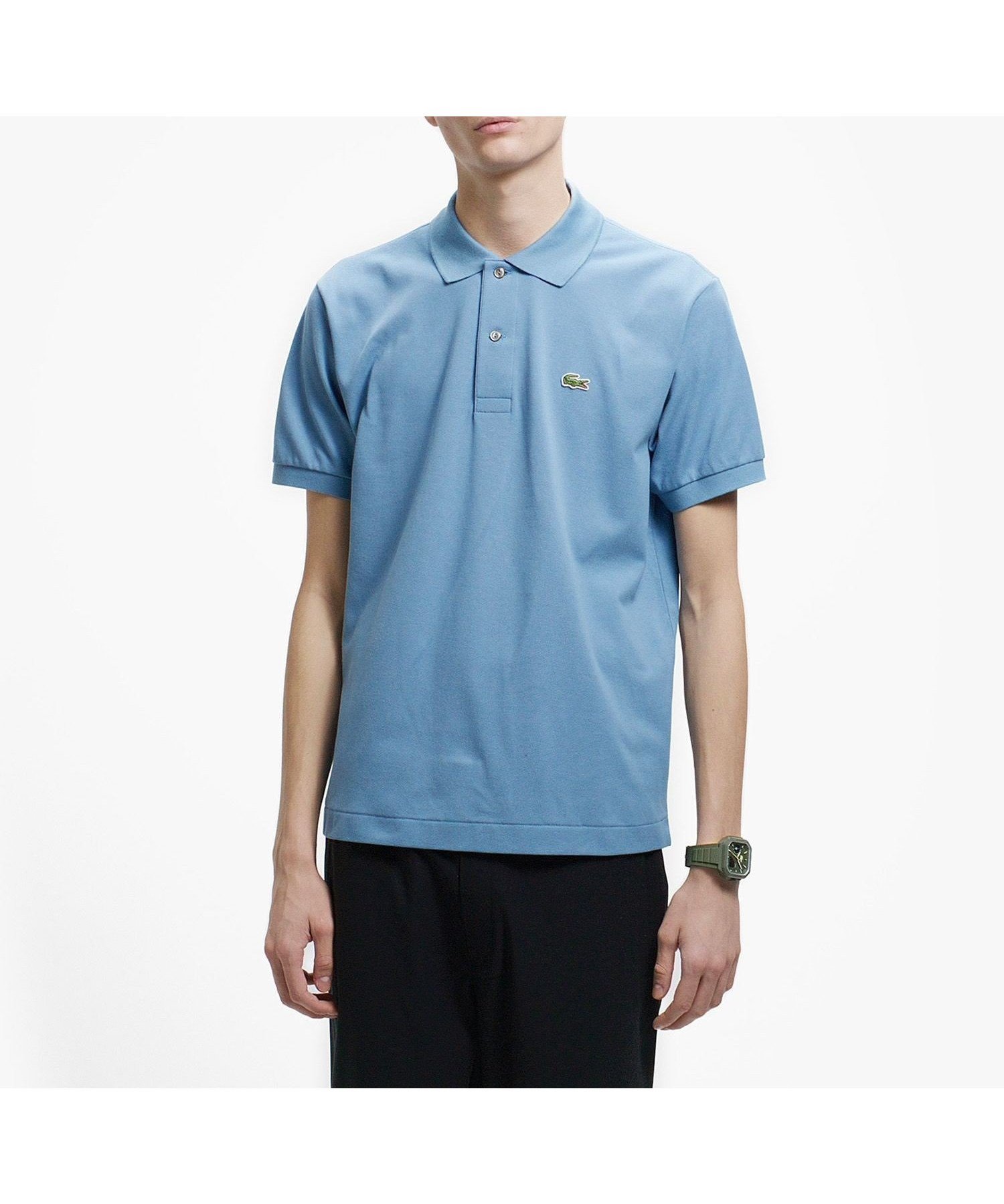 【ラコステ/LACOSTE】の『L.12.12』定番半袖ポロシャツ インテリア・キッズ・メンズ・レディースファッション・服の通販 founy(ファウニー) 　ファッション　Fashion　レディースファッション　Fashion for Women　トップス・カットソー　Cut & Sew Tops　シャツ・ブラウス・オフィスカジュアル　Elegant Blouses & Button-Ups　ポロシャツ・きれいめカジュアル　Smart-Casual Polo Tops　クラシック　Classic, Timeless Style　鹿の子　Piqué, Kanoko Fabric　定番　Standard, Basic Item　フィット　Fit, Slim Fit　ポロシャツ　Polo Shirt, Collared Tee　半袖　Short Sleeve, Half Sleeve　おすすめ　Recommended / Our Picks　エレガント 上品　Elegant　ブルー系その他3|ID: prp329100004988604 ipo3291000000037371000