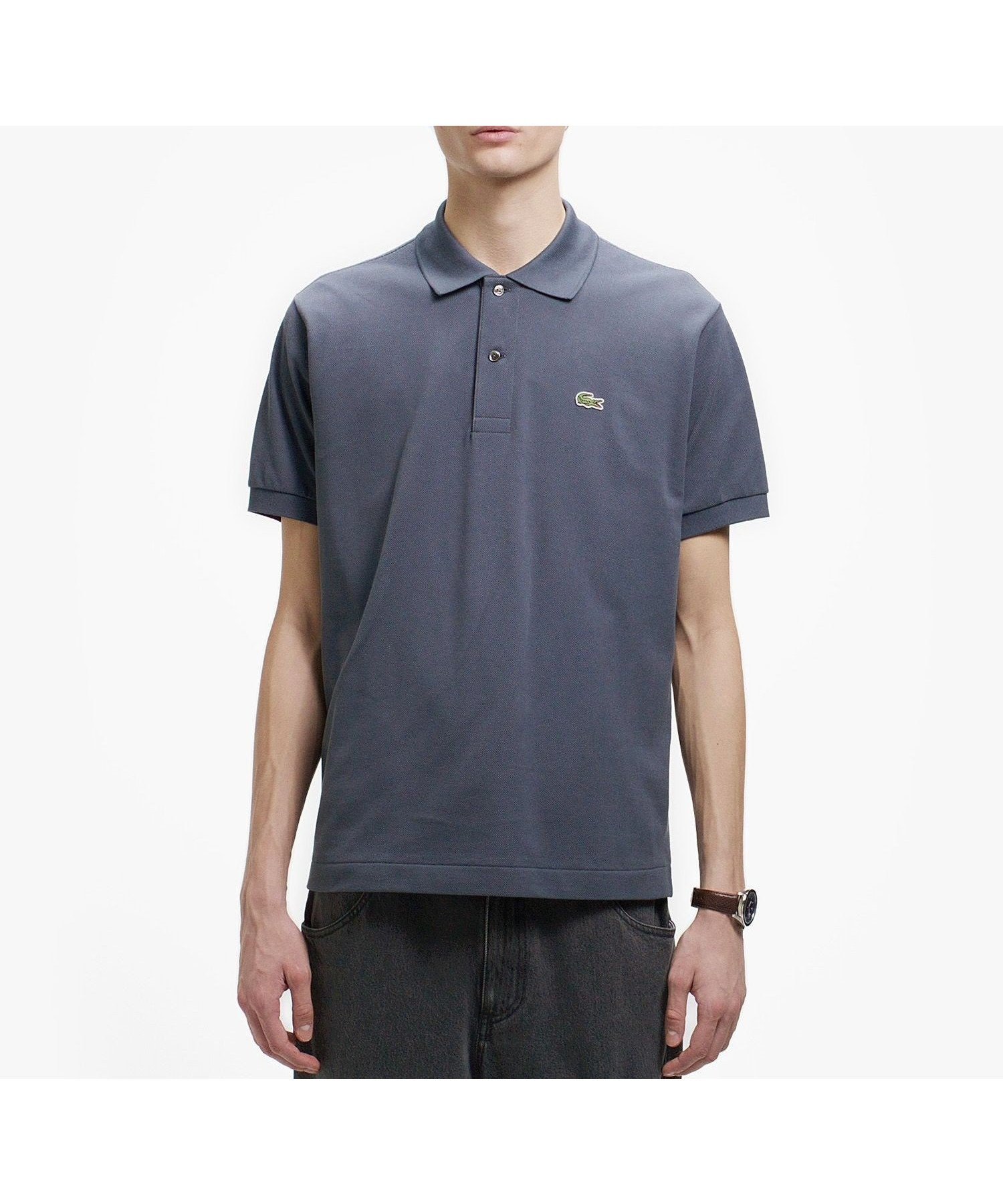 【ラコステ/LACOSTE】の『L.12.12』定番半袖ポロシャツ インテリア・キッズ・メンズ・レディースファッション・服の通販 founy(ファウニー) 　ファッション　Fashion　レディースファッション　Fashion for Women　トップス・カットソー　Cut & Sew Tops　シャツ・ブラウス・オフィスカジュアル　Elegant Blouses & Button-Ups　ポロシャツ・きれいめカジュアル　Smart-Casual Polo Tops　クラシック　Classic, Timeless Style　鹿の子　Piqué, Kanoko Fabric　定番　Standard, Basic Item　フィット　Fit, Slim Fit　ポロシャツ　Polo Shirt, Collared Tee　半袖　Short Sleeve, Half Sleeve　おすすめ　Recommended / Our Picks　エレガント 上品　Elegant　ダークアッシュ|ID: prp329100004988604 ipo3291000000037371001