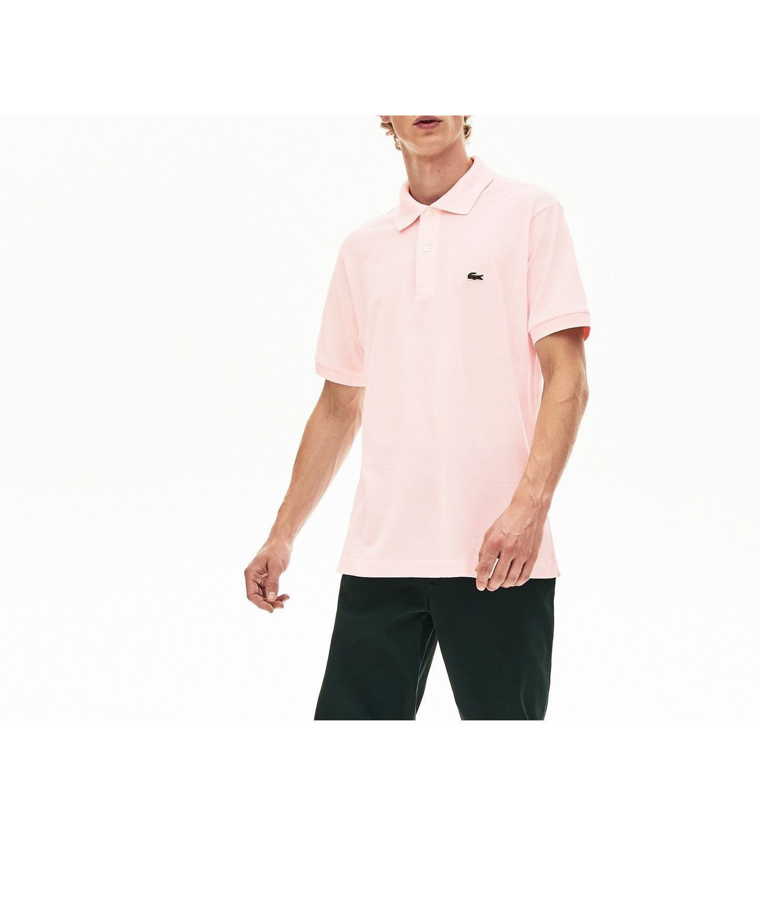 【ラコステ/LACOSTE】の『L.12.12』定番半袖ポロシャツ インテリア・キッズ・メンズ・レディースファッション・服の通販 founy(ファウニー) 　ファッション　Fashion　レディースファッション　Fashion for Women　トップス・カットソー　Cut & Sew Tops　シャツ・ブラウス・オフィスカジュアル　Elegant Blouses & Button-Ups　ポロシャツ・きれいめカジュアル　Smart-Casual Polo Tops　クラシック　Classic, Timeless Style　鹿の子　Piqué, Kanoko Fabric　定番　Standard, Basic Item　フィット　Fit, Slim Fit　ポロシャツ　Polo Shirt, Collared Tee　半袖　Short Sleeve, Half Sleeve　おすすめ　Recommended / Our Picks　エレガント 上品　Elegant　ライトピンク|ID: prp329100004988604 ipo3291000000037371003