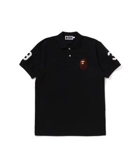 【アベイシングエイプ/A BATHING APE / MEN】のLARGE APE HEAD POLO BAPEC 大人の最旬トレンドファッション＆コーディネート founy(ファウニー) ファッション Fashion メンズファッション Fashion for Men グラフィック Graphic, Graphic Design ポロシャツ Polo Shirt, Collared Tee モチーフ Motif, Design Theme 鹿の子 Piqué, Kanoko Fabric |ID:prp329100004988606