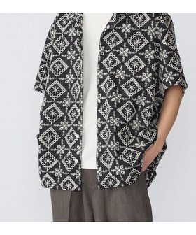 【シップス/SHIPS / MEN】のBENCH MARKING SHIRTS エンブロイダリー オープンカラー シャツ 大人の最旬トレンドファッション＆コーディネート founy(ファウニー) ファッション Fashion メンズファッション Fashion for Men インナー Innerwear エンブロイダリー Embroidery Design パターン Pattern, Design Print ポケット Pocket, Pocket Detail リラックス Relax, Relaxed Fit ワーク Workwear, Utility Style おすすめ Recommended / Our Picks |ID:prp329100004988608