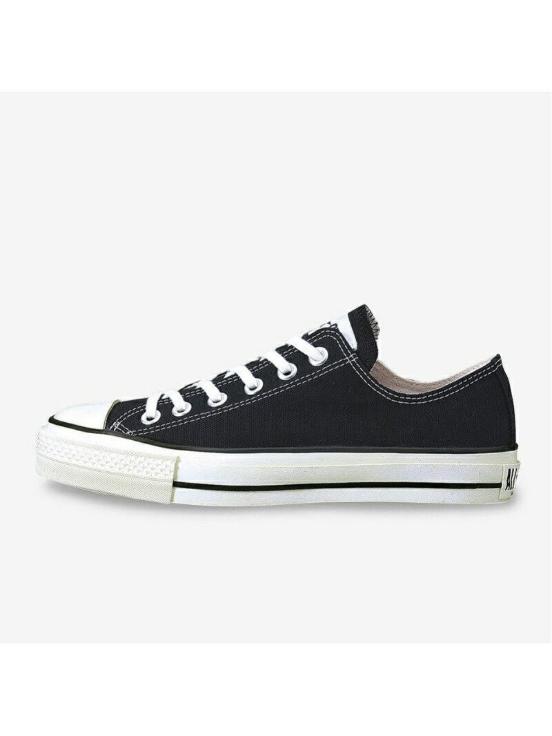 【コンバース/CONVERSE / MEN】の【公式】キャンバス オールスター J OX ローカット インテリア・キッズ・メンズ・レディースファッション・服の通販 founy(ファウニー) 　ファッション　Fashion　メンズファッション　Fashion for Men　インソール　Shoe Insole　キャンバス　Canvas, Canvas Fabric　ラバー　Rubber, Rubber Sole　定番　Standard, Basic Item　日本製　Made In Japan　ブラック|ID: prp329100004988665 ipo3291000000037371383