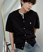 【フリークスストア/FREAK'S STORE】の接触冷感 別注 クルーネック サマーニット カーディガン 限定展開 大人の最旬トレンドファッション＆コーディネート founy(ファウニー) ファッション Fashion レディースファッション Fashion for Women トップス・カットソー Cut & Sew Tops ニット Knit Tops & Sweaters カーディガン・羽織り Layered Style Cardigans 2026年 2026 2026春夏・S/S Spring/Summer 2026 SS26 ユニセックス Unisex, Genderless カーディガン Cardigan, Knitwear サマー Summer, Summer Style シンプル Simple, Minimal スペシャル Special, Limited Edition パイピング Piping, Trim Design メンズ Men's, Menswear ワンポイント One Point, Statement Accent エレガント 上品 Elegant 別注 Limited Edition, Custom Order 夏 Summer S/S・春夏 SS, Spring/Summer, Warm Season thumbnail ブラック|ID: prp329100004988674 ipo3291000000037371434