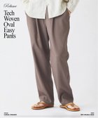 【ジャーナルスタンダード レリューム/JOURNAL STANDARD relume / MEN】のテック ウーヴン オーバル イージースラックス 大人の最旬トレンドファッション＆コーディネート founy(ファウニー) ファッション Fashion メンズファッション Fashion for Men オーバル Oval Design 洗える Machine Washable サンダル Sandals, Summer Shoes スニーカー Sneakers, Trainers スラックス Slacks, Dress Pants テーパード Tapered, Tapered Pants ネップ Nepp, Slub Yarn パターン Pattern, Design Print ファブリック Fabric, Textile フロント Front, Front Design ポロシャツ Polo Shirt, Collared Tee リネン Linen, Linen Fabric リラックス Relax, Relaxed Fit ループ Loop, Loop Knit エレガント 上品 Elegant thumbnail ブラウン C|ID: prp329100004988679 ipo3291000000037371477