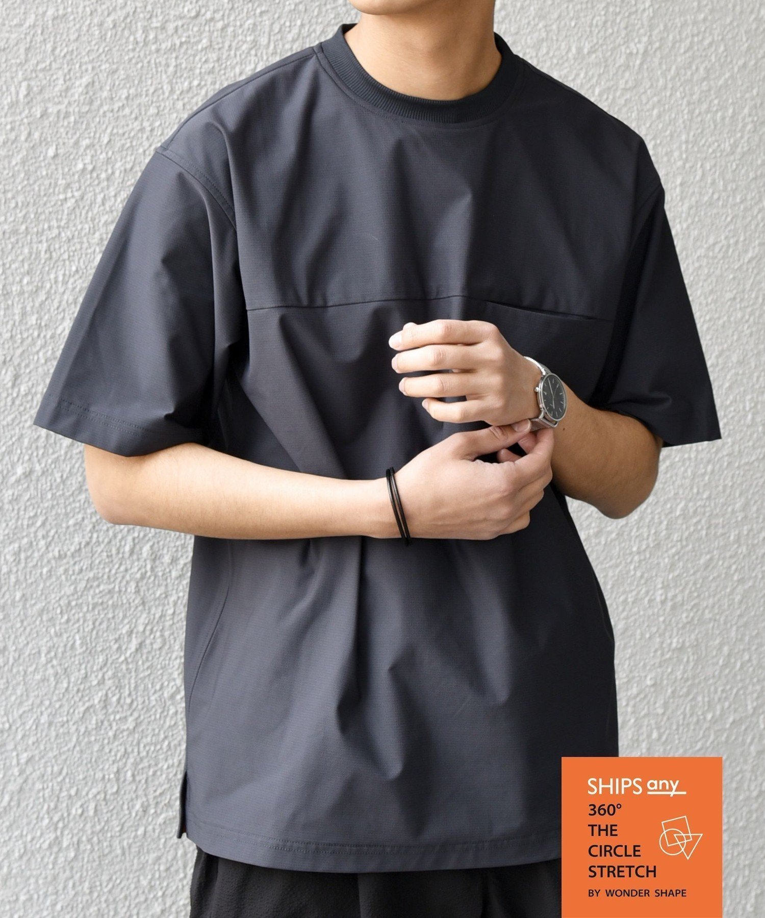 【シップス/SHIPS / MEN】のSHIPS any 360° THE CIRCLE STRETCH ポケット Tシャツ(セットアップ対応) 大人の最旬トレンドファッション＆コーディネート founy(ファウニー) 　ファッション　Fashion　メンズファッション　Fashion for Men　セットアップ　Matching Sets　インナー　Innerwear　吸水　Absorbent, Quick-Dry　軽量　Lightweight, Ultra Light　シンプル　Simple, Minimal　ジャケット　Jacket, Outerwear　ストレッチ　Stretch, Stretchy Fabric　スラックス　Slacks, Dress Pants　スリット　Slit, Slit Detail　セットアップ　Set-Up, Coordinated Outfit　フィット　Fit, Slim Fit　ポケット　Pocket, Pocket Detail　ポロシャツ　Polo Shirt, Collared Tee　メッシュ　Mesh, Net Fabric　ヨーク　Yoke, Yoke Design　リラックス　Relax, Relaxed Fit　夏　Summer　エレガント 上品　Elegant　 other-1|ID: prp329100004988690 ipo3291000000037371511