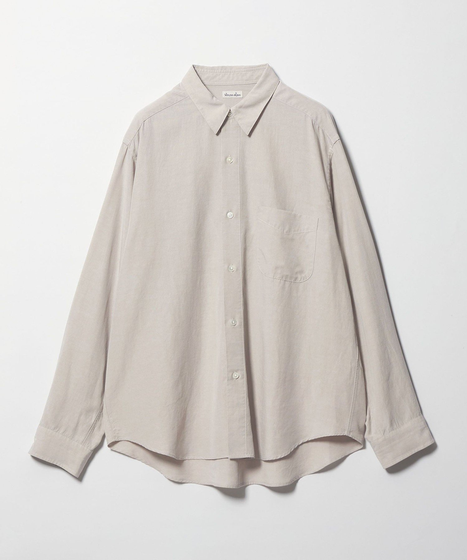 【ビューティ&ユース ユナイテッドアローズ/BEAUTY&YOUTH / UNITED ARROWS / MEN】のSteven Alan スラブ レギュラーカラー シャツ NARROW 大人の最旬トレンドファッション＆コーディネート founy(ファウニー) 　ファッション　Fashion　メンズファッション　Fashion for Men　アメリカン　American Style　エレガント 上品　Elegant　ヴィンテージ　Vintage Style　コンパクト　Compact, Small Size　シンプル　Simple, Minimal　とろみ　Fluid, Flowy Fabric　ドレープ　Drape, Draping Fabric　ニューヨーク　New York, NYC Style　フォルム　Silhouette, Form　リラックス　Relax, Relaxed Fit　レギュラー　Regular, Standard Fit　夏　Summer　 other-1|ID: prp329100004988697 ipo3291000000037371548