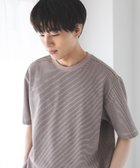 【グローバルワーク/GLOBAL WORK / MEN】のマイニチタキノウクルーTシャツ/636395 大人の最旬トレンドファッション＆コーディネート founy(ファウニー) ファッション Fashion メンズファッション Fashion for Men おすすめ Recommended / Our Picks ベーシック Basic, Essential リラックス Relax, Relaxed Fit 吸水 Absorbent, Quick-Dry 夏 Summer thumbnail グレージュ*ボーダー52|ID: prp329100004988700 ipo3291000000037371560