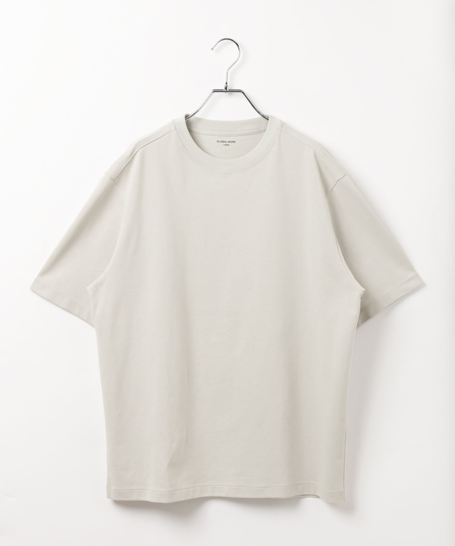 【グローバルワーク/GLOBAL WORK / MEN】のマイニチタキノウクルーTシャツ/636395 インテリア・キッズ・メンズ・レディースファッション・服の通販 founy(ファウニー) 　ファッション　Fashion　メンズファッション　Fashion for Men　おすすめ　Recommended / Our Picks　ベーシック　Basic, Essential　リラックス　Relax, Relaxed Fit　吸水　Absorbent, Quick-Dry　夏　Summer　グレージュ12|ID: prp329100004988700 ipo3291000000037371563