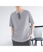 【グローバルワーク/GLOBAL WORK / MEN】のマイニチタキノウクルーTシャツ/636395 大人の最旬トレンドファッション＆コーディネート founy(ファウニー) ファッション Fashion メンズファッション Fashion for Men おすすめ Recommended / Our Picks ベーシック Basic, Essential リラックス Relax, Relaxed Fit 吸水 Absorbent, Quick-Dry 夏 Summer thumbnail サックス*ボーダー82|ID: prp329100004988700 ipo3291000000037371565