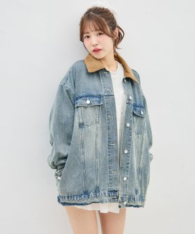 【イング/INGNI】の衿異素材取り外しBIG Gジャン 大人の最旬トレンドファッション&コーディネート founy(ファウニー) ファッション Fashion レディースファッション Fashion for Women アウター Coat / Outerwear Collection コーデュロイ Corduroy, Cord Fabric ジャケット Jacket, Outerwear スマホ Smartphone, Mobile Device デニム Denim, Jeans Material パーカー Hoodie, Parka ビッグ Big, Oversized ポケット Pocket, Pocket Detail おすすめ Recommended / Our Picks |ID:prp329100004988723