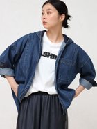 【ラシュッド/LASUD】のデニムフーディジャケット 大人の最旬トレンドファッション＆コーディネート founy(ファウニー) ファッション Fashion レディースファッション Fashion for Women アウター Coat / Outerwear Collection レディースジャケット・軽アウター Jackets オレンジ Orange シンプル Simple, Minimal ジャケット Jacket, Outerwear デニム Denim, Jeans Material バランス Balance, Style Balance ボトム Bottoms, Lower Wear 今季 This Season, Current Season 軽量 Lightweight, Ultra Light thumbnail ネイビー|ID: prp329100004988752 ipo3291000000037371864