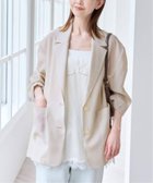 【ユーバイ スピック&スパン/U by Spick&Span】の《追加2》シアーオーバージャケット ホワイト|ID: prp329100004988759 ipo3291000000037371889
