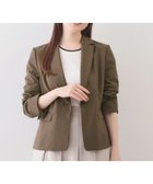 【インデックス/INDEX】の【接触冷感/吸水速乾】ストレッチテーラードジャケット/セットアップ対応可《イージーアイロン/洗濯機OK/XS~3L》 大人の最旬トレンドファッション＆コーディネート founy(ファウニー) ファッション Fashion レディースファッション Fashion for Women アウター Coat / Outerwear Collection レディースジャケット・軽アウター Jackets テーラードジャケット / 通勤・きれいめスタイル Tailored Jackets & Blazers 吸水 Absorbent, Quick-Dry ストレッチ Stretch, Stretchy Fabric スマート Smart, Elegant スリット Slit, Slit Detail セットアップ Set-Up, Coordinated Outfit バランス Balance, Style Balance ポケット Pocket, Pocket Detail 夏 Summer エレガント 上品 Elegant thumbnail ブラウン|ID: prp329100004988784 ipo3291000000037371992
