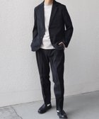 【シップス/SHIPS / MEN】のSHIPS any 通気性/遮熱 CALCULO サマー トロピカル セットアップ スーツ 26SS 大人の最旬トレンドファッション＆コーディネート founy(ファウニー) ファッション Fashion メンズファッション Fashion for Men セットアップ Matching Sets クラシック Classic, Timeless Style 軽量 Lightweight, Ultra Light サマー Summer, Summer Style ジャケット Jacket, Outerwear スーツ Suit, Formalwear セットアップ Set-Up, Coordinated Outfit ループ Loop, Loop Knit 夏 Summer ビジネス 仕事 通勤 Business / Work / Commuting 2026年 2026 2026春夏・S/S Spring/Summer 2026 SS26 thumbnail ブラック|ID: prp329100004988797 ipo3291000000037372159