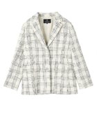 【ランバンコレクション/LANVIN COLLECTION】のシャイニーチェックツイードジャケット 大人の最旬トレンドファッション＆コーディネート founy(ファウニー) ファッション Fashion レディースファッション Fashion for Women アウター Coat / Outerwear Collection レディースジャケット・軽アウター Jackets チェック Check, Plaid, Tartan ツイード／ツィード Choker, Choker Necklace フォルム Silhouette, Form モダン Modern, Contemporary 別注 Limited Edition, Custom Order thumbnail ブラック配色|ID: prp329100004988804 ipo3291000000037372229