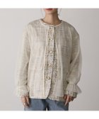 【ザ カジュアル/THE CASUAL】のチュールレイヤードツィードジャケット 大人の最旬トレンドファッション＆コーディネート founy(ファウニー) ファッション Fashion レディースファッション Fashion for Women アウター Coat / Outerwear Collection レディースジャケット・軽アウター Jackets thumbnail アイボリー1|ID: prp329100004988809 ipo3291000000037372249