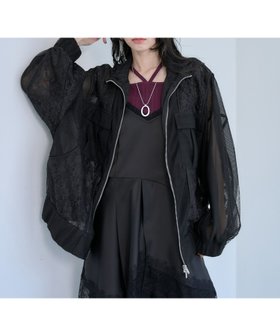 【ハレ/HARE】のレースメッシュキリカエブルゾン 大人の最旬トレンドファッション＆コーディネート founy(ファウニー) ファッション Fashion レディースファッション Fashion for Women アウター Coat / Outerwear Collection ブルゾンジャケット・スポーティアウター Blouson Jackets ウェーブ Wavy Pattern カーゴパンツ Cargo Pants, Utility Pants キャミソール Camisole, Spaghetti Strap Top 切替 Switching, Contrast Panel シアー Sheer, See-Through シューズ Shoes, Footwear ストレート Straight, Straight Cut タンク Tank Top, Sleeveless Top バランス Balance, Style Balance フレア Flare, Flared ブルゾン Blouson, Bomber Jacket ミックス Mix, Mixed Style ミドル Middle Length, Mid Height ミリタリー Military, Army Style メッシュ Mesh, Net Fabric モノトーン Monotone, Black and White レース Lace, Lace Fabric ワイド Wide, Wide Fit おすすめ Recommended / Our Picks |ID:prp329100004988838